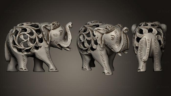 3D model Elephant (STL)